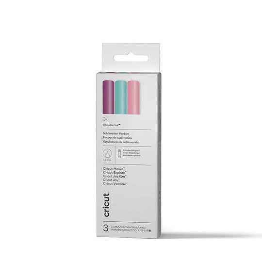 Cricut® Infusible Ink™ 1.0mm Watercolor Splash Sampler Marker Set + Adapter